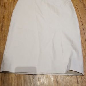 Express cream colored pencil skirt